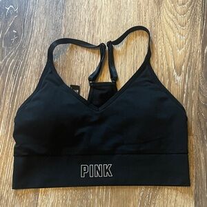 PINK Victoria's Secret Black Sports Bra